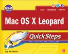 Mac OS X Leopard QuickSteps By Guy Hart-Davis Cover Image