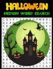 Medium Word Search: Spooky Halloween - Puzzle Activity Book For Adults: Brain Games (+)With Key Solution pages By Nis Press Cover Image