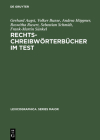 Rechtschreibwörterbücher im Test (Lexicographica. Series Maior #78) Cover Image