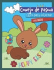 Conejo de Pascua libro para colorear 4-8 años: Regalo para niñas y niños I Libro para colorear para la cesta de Pascua By Bunny Art Studio Cover Image