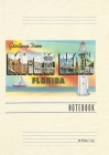Vintage Lined Notebook Greetings from Daytona Beach, Florida Cover Image