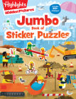 Jumbo Book of Sticker Puzzles (Highlights Jumbo Books & Pads) By Highlights (Created by) Cover Image