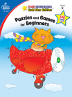 Puzzles and Games for Beginners, Grade K: Gold Star Edition (Home Workbooks) Cover Image