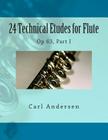 24 Technical Etudes for Flute: Op 63, Part I By Paul M. Fleury (Editor), Carl Joachim Andersen Cover Image