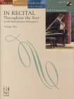 In Recital(r) Throughout the Year, Vol 2 Bk 5: With Performance Strategies Cover Image