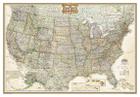 National Geographic United States Wall Map - Executive - Laminated (43.5 X 30.5 In) (National Geographic Reference Map) Cover Image