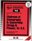 Stenography & Typewriting (Gregg & Pitman), Sr. H.S.: Passbooks Study Guide (Teachers License Examination Series) By National Learning Corporation Cover Image