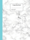 Composition Book College-Ruled White Marble: School Classroom Notebook Cover Image