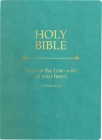 Kjver Holy Bible, Trust in the Lord Life Verse Edition, Large Print, Coastal Blue Ultrasoft: (King James Version Easy Read, Red Letter, Proverbs 3:5) Cover Image