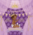 Baby Shower Guest Book: It's a Prince! Cute Little Prince Royal Black Boy Gold Crown Ribbon With Letters Purple Pillow Theme By Casiope Tamore Cover Image