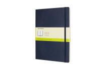 Moleskine Classic Notebook, Extra Large, Plain, Sapphire Blue, Soft Cover (7.5 x 10) By Moleskine Cover Image