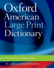 The Oxford American Large Print Dictionary By Oxford Languages Cover Image