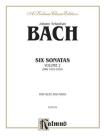 Six Sonatas, Vol 2: Bwv 1033-1035 (Kalmus Edition #2) Cover Image