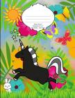 Black Unicorn Notebook: School Supplies Composition Book for Kids Cover Image