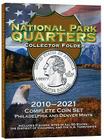 National Park Quarters Collector Folder: 2010-2021 Complete Coin Set, Philadelphia and Denver Mints By Whitman Publishing (Manufactured by) Cover Image