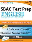 SBAC Test Prep: Grade 7 English Language Arts Literacy (ELA) Common Core Practice Book and Full-length Online Assessments: Smarter Bal By Lumos Learning Cover Image