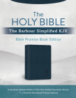 The Holy Bible: The Barbour Simplified KJV Bible Promise Book Edition [Navy Cross]: A Carefully Updated Edition of the Time-Tested King James Version Plus Powerful Devotional & Study Features By Christopher D. Hudson Cover Image
