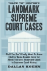 Have To History: Landmark Supreme Court Cases: Stuff You Don't Really Want To Know (But For Some Reason Have To) About The Most Importa By Dallas Koehn Cover Image