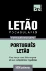 Vocabulário Português Brasileiro-Letão - 5000 palavras Cover Image