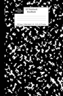 A5 Notebook Hardback: Black Marble Wide Rule Journal Cover Image
