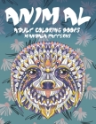Adult Coloring Books Mandala Patterns - Animal Cover Image