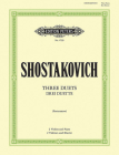 3 Duets Op. 97d for 2 Violins and Piano (Edition Peters) By Dmitri Shostakovich (Composer) Cover Image