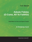 Adeste Fideles (O Come, All Ye Faithful) - Sheet Music for Voice and Organ (G major) - A Christmas Carol Cover Image