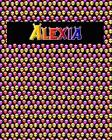 120 Page Handwriting Practice Book with Colorful Alien Cover Alexia: Primary Grades Handwriting Book By Sheldon Franks Cover Image