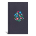 CSB Personal Size Bible, Navy Floral Embroidered Cloth Over Board Cover Image