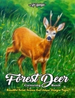 Forest Deer Coloring Book: New edition with colorful page of attractive deer and beautiful forest scene.Easy Floral forest scenes with Beautiful By Bulbul Cover Image