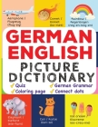 German English Picture Dictionary: Learn Over 500+ German Words & Phrases for Visual Learners ( Bilingual Quiz, Grammar & Color ) By Magic Windows Cover Image