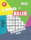 1,000 + Mega sudoku killer 8x8: Logic puzzles medium - hard levels By Basford Holmes Cover Image