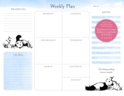 Big Panda and Tiny Dragon Weekly Planner Notepad Cover Image
