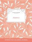 Adult Coloring Journal: Alateen (Mythical Illustrations, Peach Poppies) Cover Image