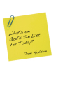 What's On God's Sin List for Today? By Tom Hobson Cover Image