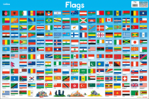 Collins Children’s Poster – Flags By Collins UK Cover Image