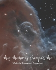 My Memory Escapes Me Website Password Recorder: Hubble Outer Space Horsehead Nebula Night Sky Cover Track Site Login Account Information Cover Image