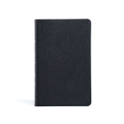 KJV Thinline Reference Bible, Black Genuine Leather, Indexed Cover Image