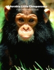 Adorable Little Chimpanzees Full-Color Picture Book: Animals Photography Book Cover Image