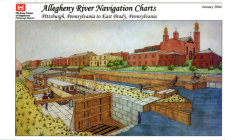 Allegheny River Navigation Charts, Pittsburgh, Pennsylvania to East Brady, Pennsylvania (Pittsburgh District) Cover Image