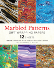 Marbled Patterns Gift Wrapping Paper - 12 Sheets: 18 X 24 (45 X 61 CM) Wrapping Paper By Tuttle Studio (Editor) Cover Image