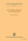 Die Gedichte Walthers von der Vogelweide (Altdeutsche Textbibliothek #1) Cover Image