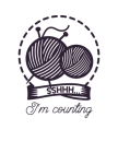 SSHHH... I'm Counting: Knitting Graph Paper 2:3 & 4:5 Ratio By Knit Happens Cover Image