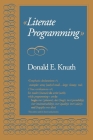 Literate Programming (Lecture Notes #27) By Donald E. Knuth Cover Image