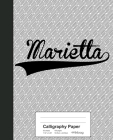 Calligraphy Paper: MARIETTA Notebook By Weezag Cover Image