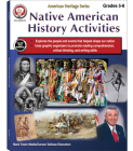 Native American History Activities Workbook, Grades 5 - 8: American Heritage Series By Schyrlet Cameron Cover Image