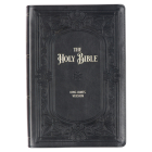KJV Holy Bible, Giant Print Full-Size Faux Leather Red Letter Edition - Thumb Index & Ribbon Marker, King James Version, Espresso By Christian Art Gifts (Created by) Cover Image
