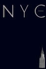 NYC Chrysler building midnight black grid style page notepad $ir Michael Limited edition Cover Image