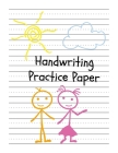 Handwriting Practice Paper: Perfect Writing Paper With Dotted Line For Kids. Cover Image