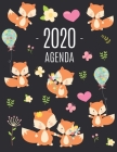 Renard Rouge Agenda 2020: Planificateur Annuel - Avec Calendrier 2020 (12 Mois) Cover Image